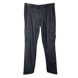 Suit Supply Toyko Wool Cargo Trouser Pants Grey Men's Size 44 (US 28) NWT